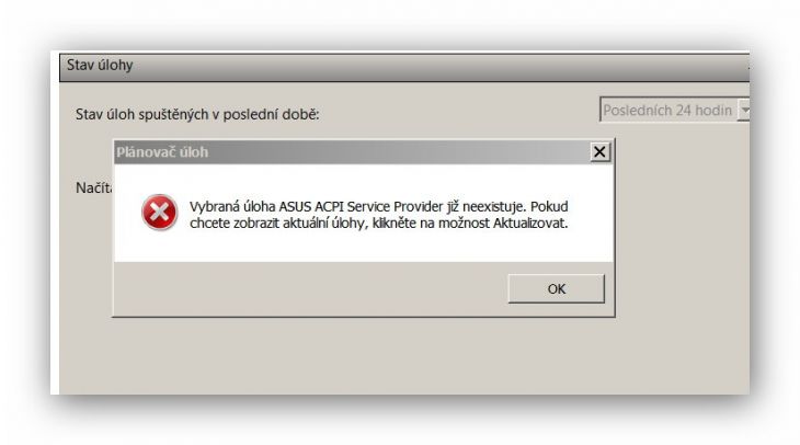 Asus eee pc acpi service обнаружена ошибка
