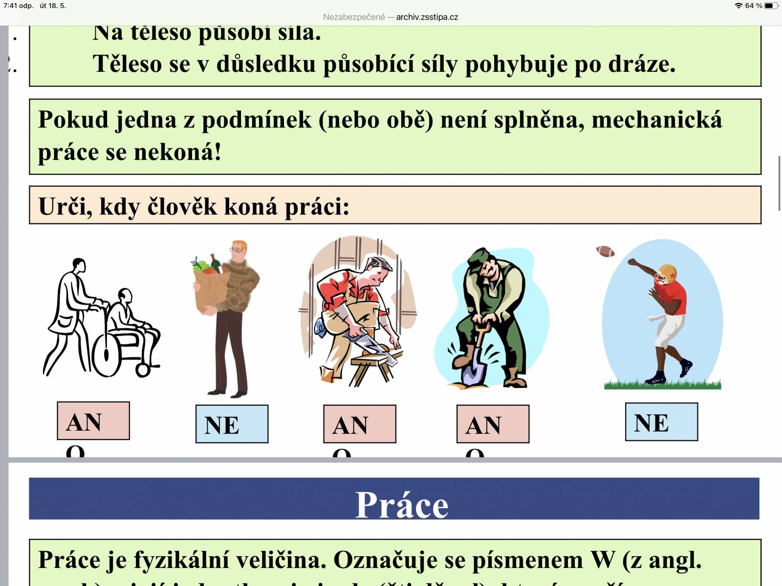 Kdy síla kona práci?